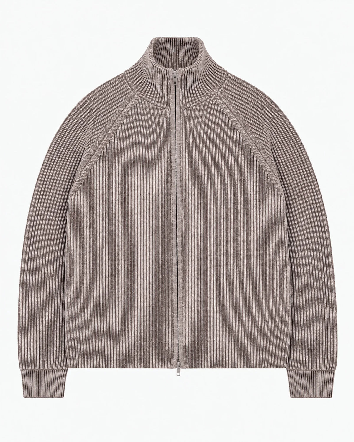 KNITTED CARDIGAN BROWN