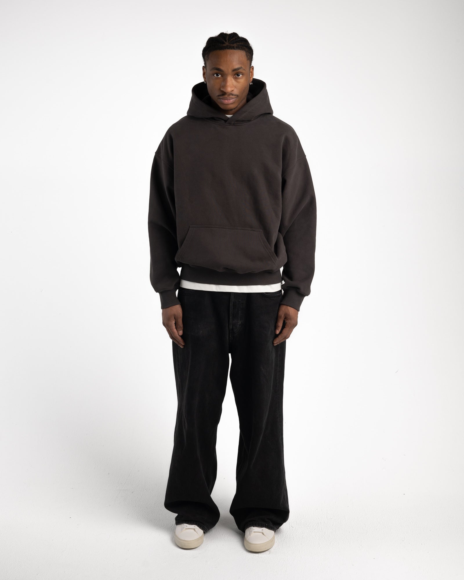 MATTE BROWN HOODIE