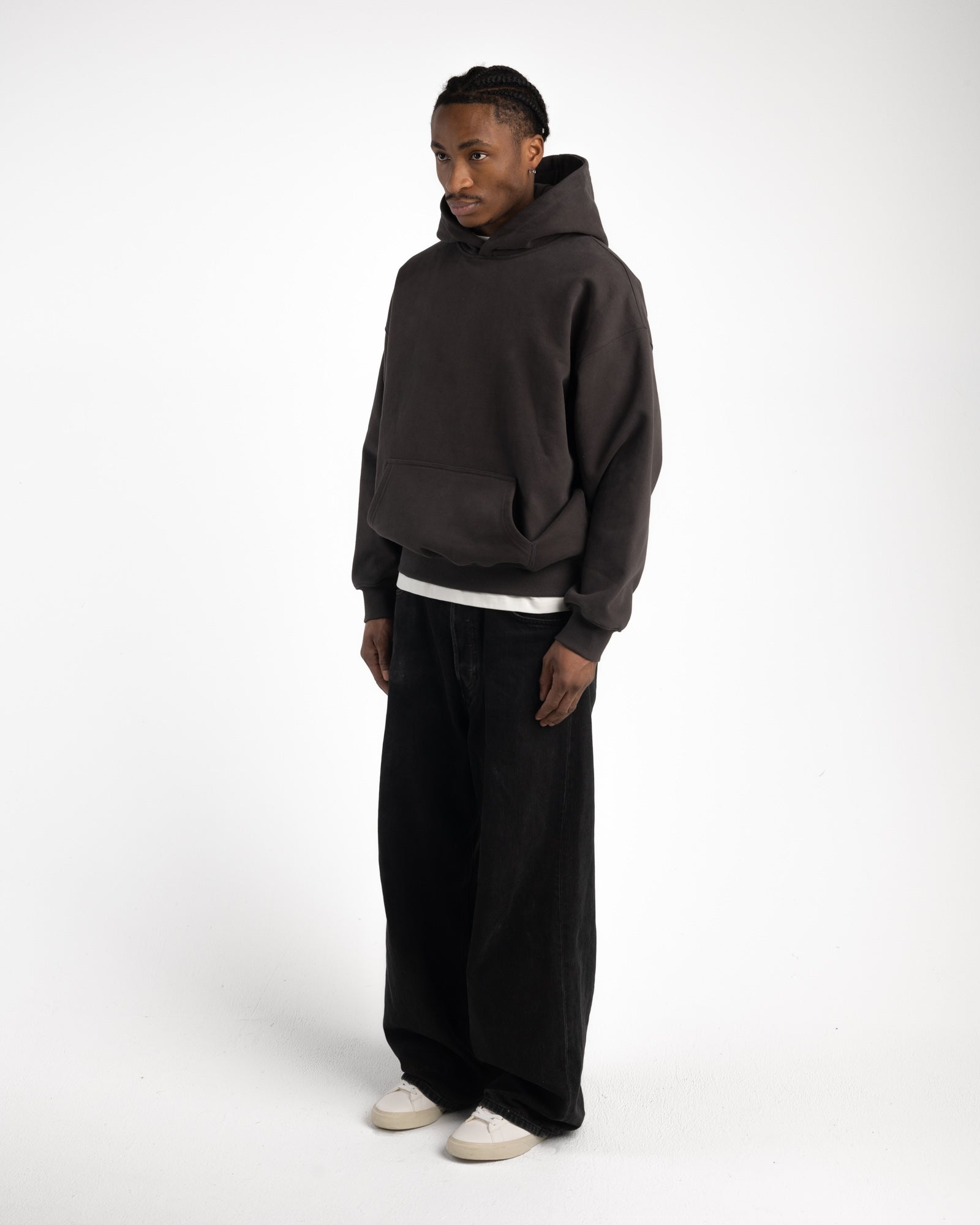 MATTE BROWN HOODIE