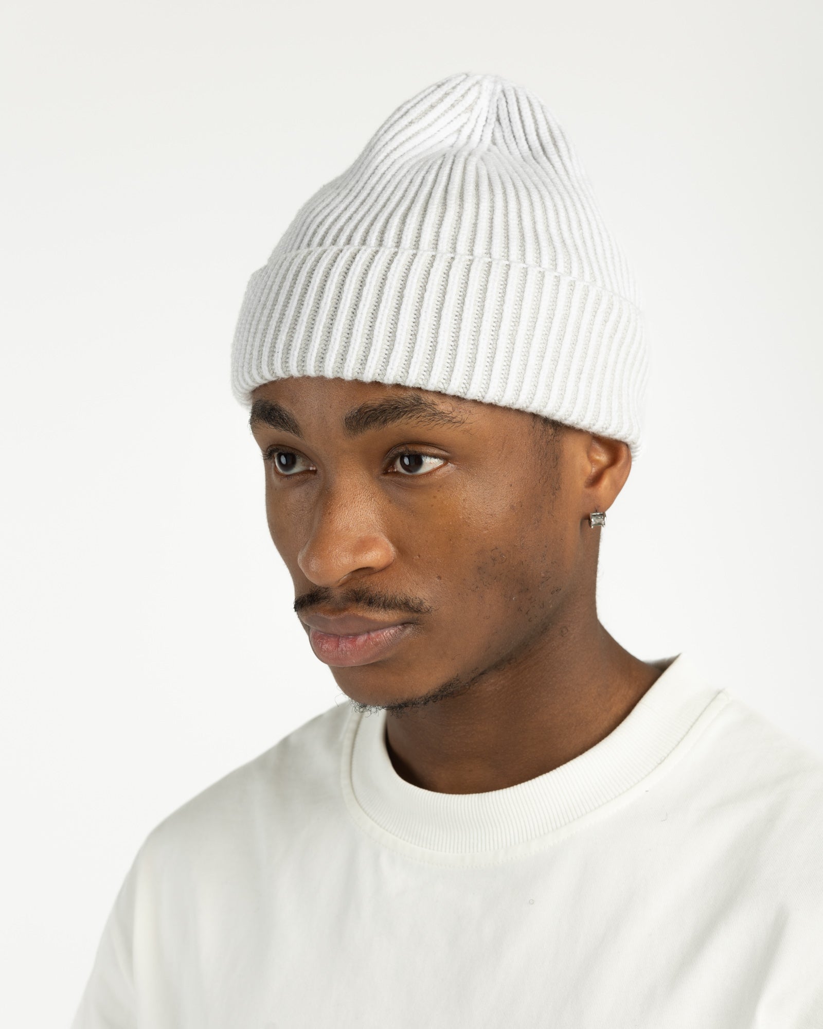 TWO-TONE BEANIE GREY