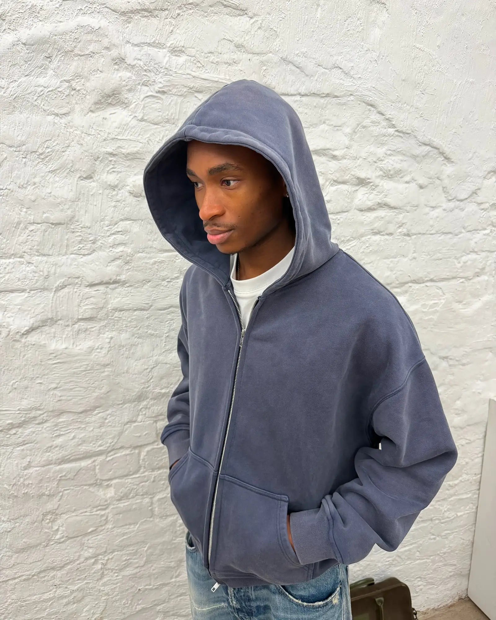 トップス SCULPTOR Cottage Zip-Up Hoodie Navy sculpt-zip-hoodie トップス SCULPTOR Cottage Zip-Up Hoodie Navy sculpt-zip-hoodie