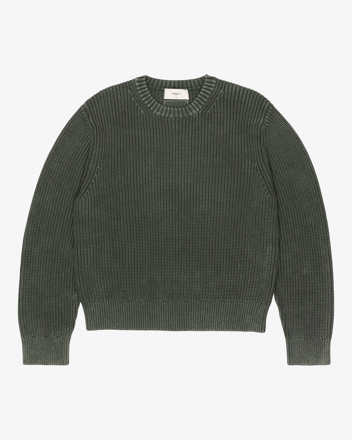 KNITTED SWEATER GREEN