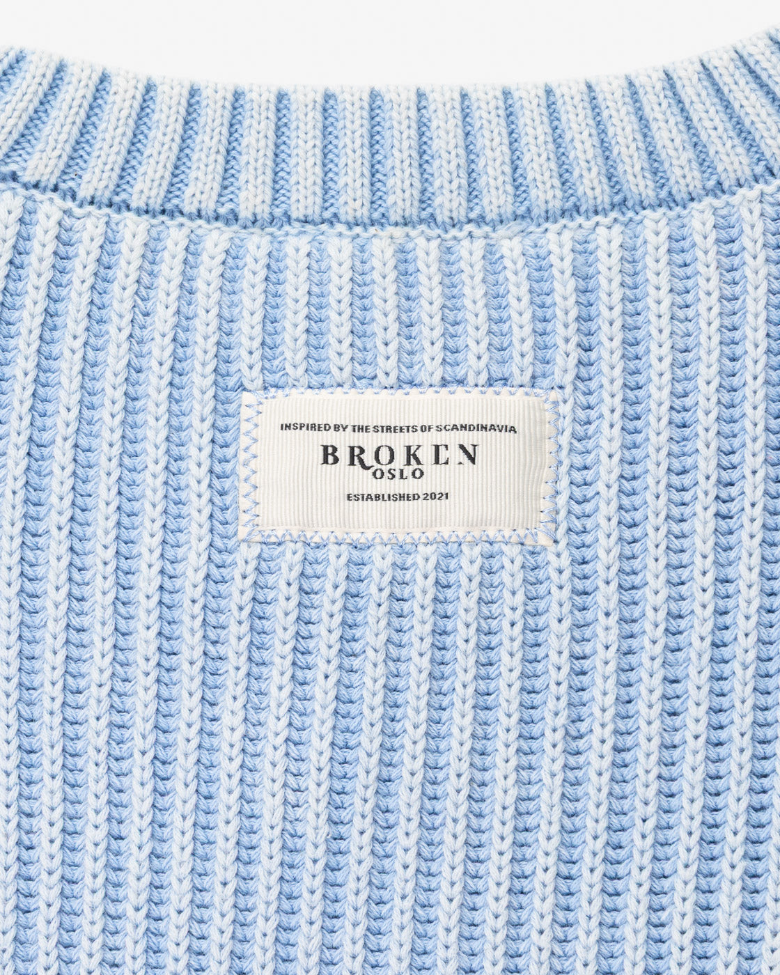 WASHED KNIT BLUE