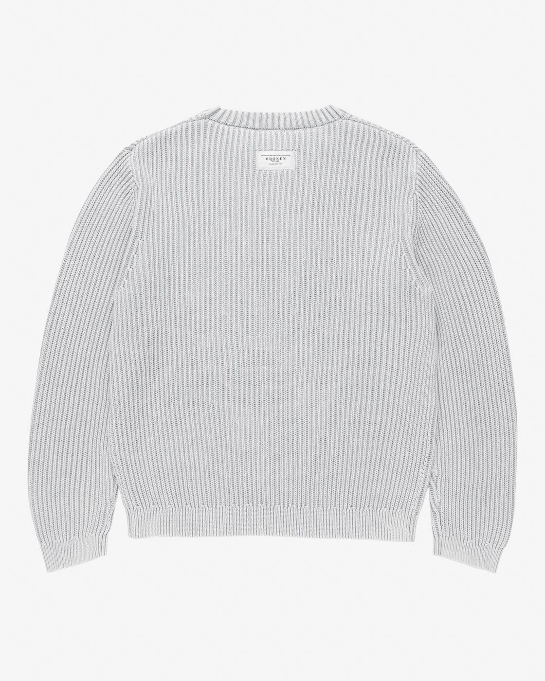 WASHED KNIT GREY