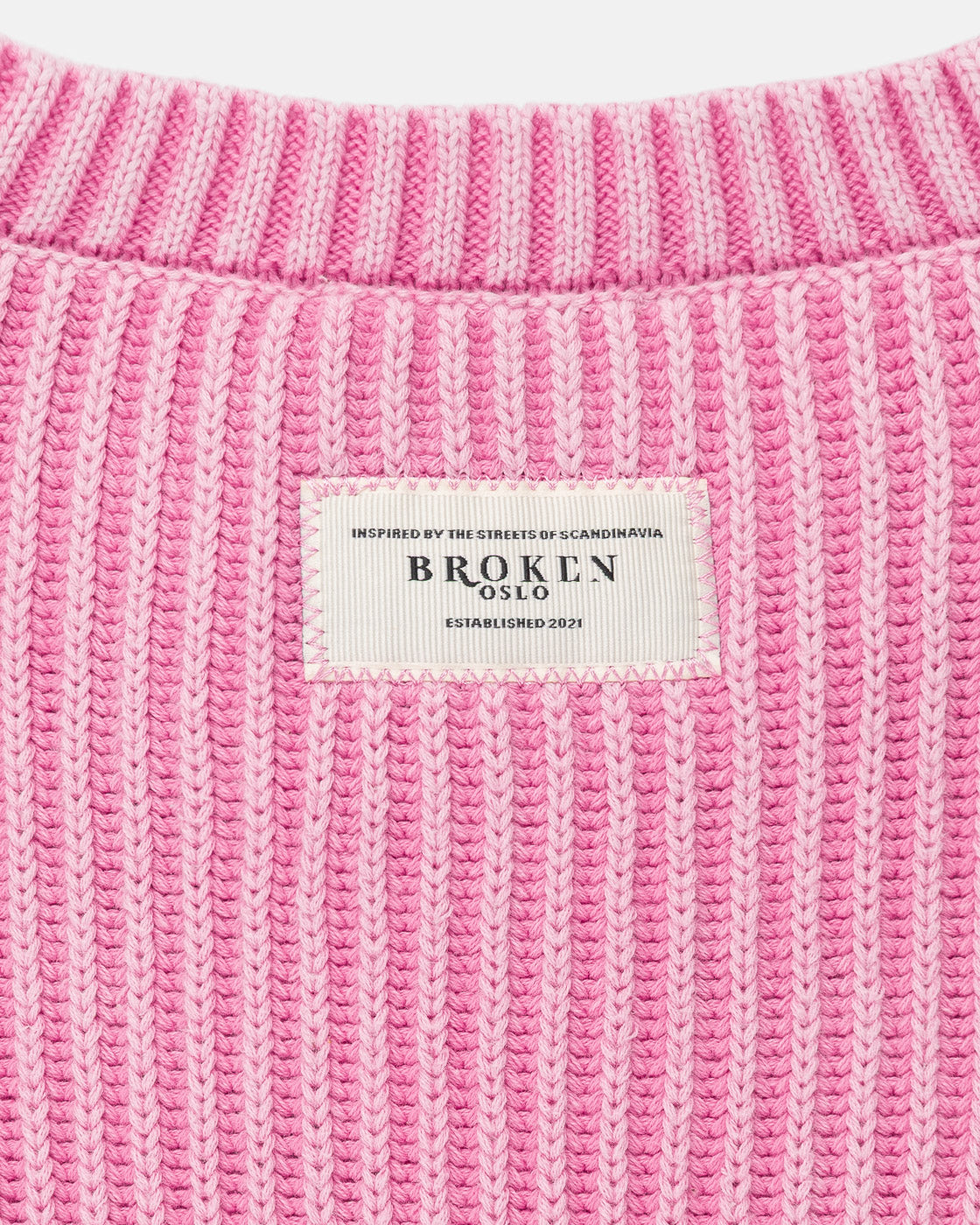 WASHED KNIT PINK