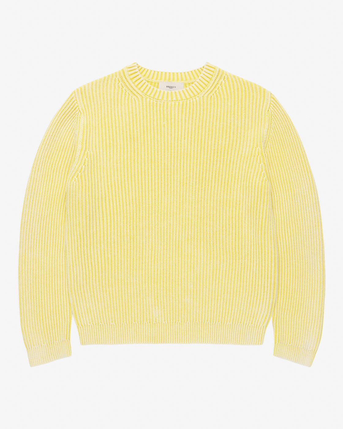 WASHED KNIT YELLOW