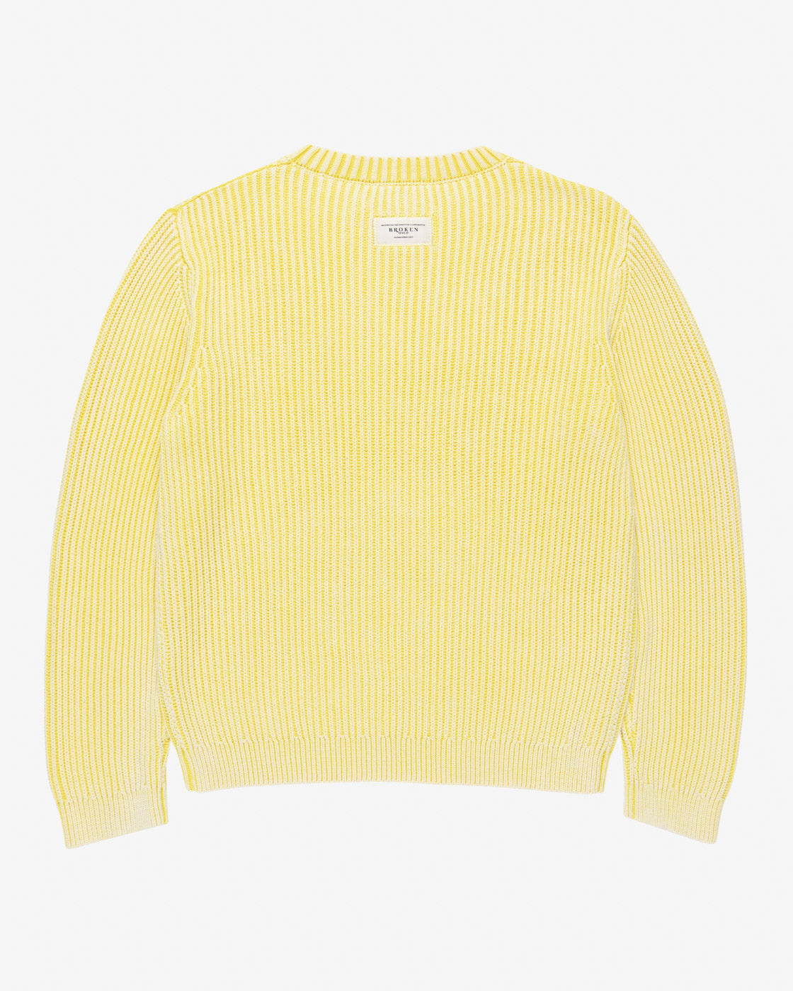WASHED KNIT YELLOW