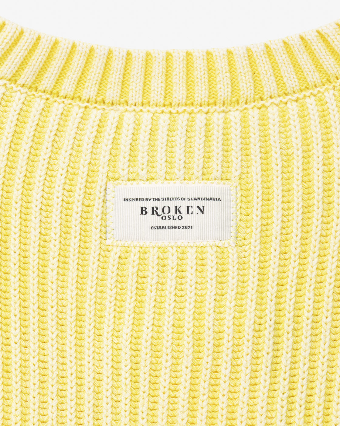 WASHED KNIT YELLOW