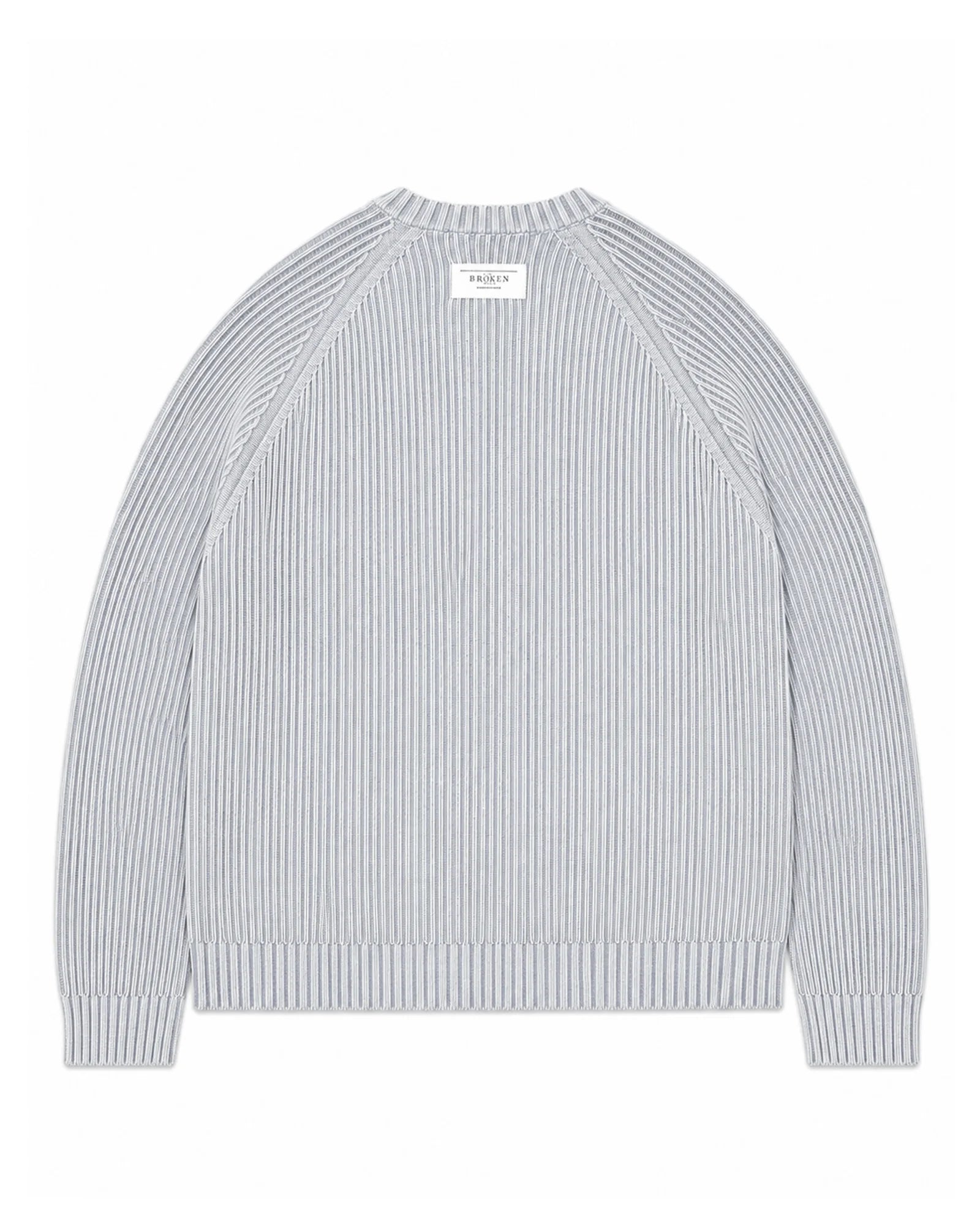 TWO-TONE KNIT GREY