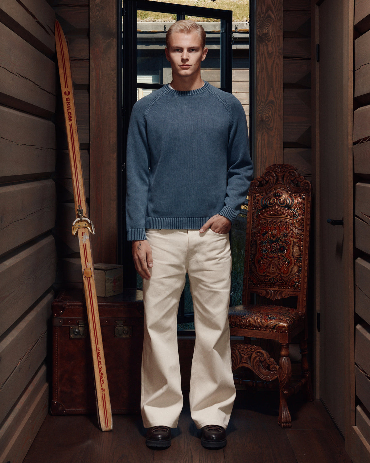 COTTON KNIT NAVY