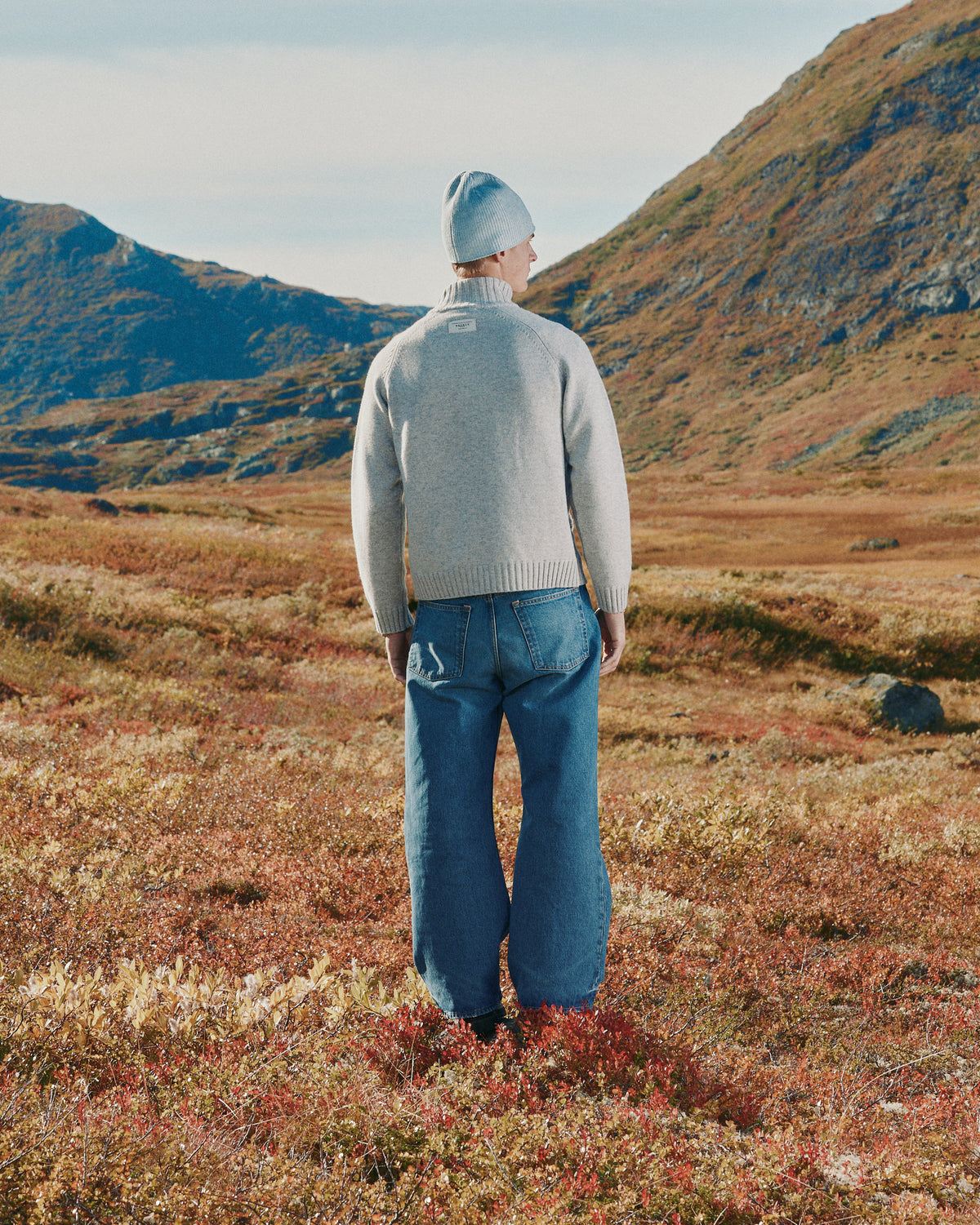 MERINO ZIP LIGHTGREY