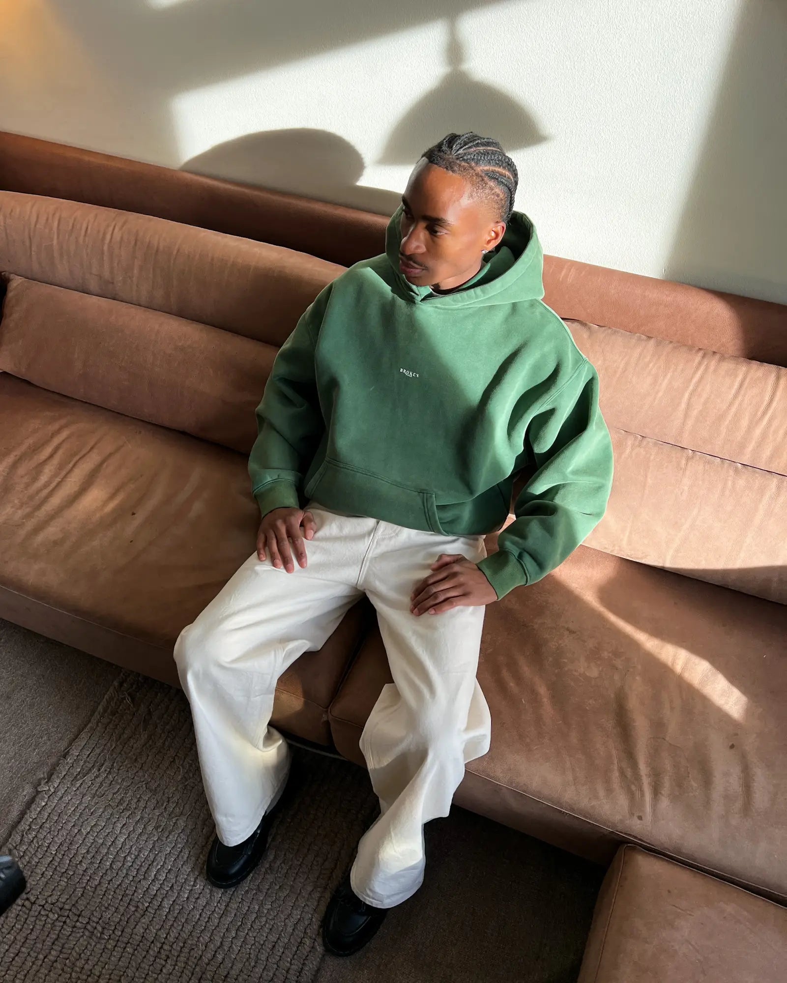 VINTAGE GREEN HOODIE