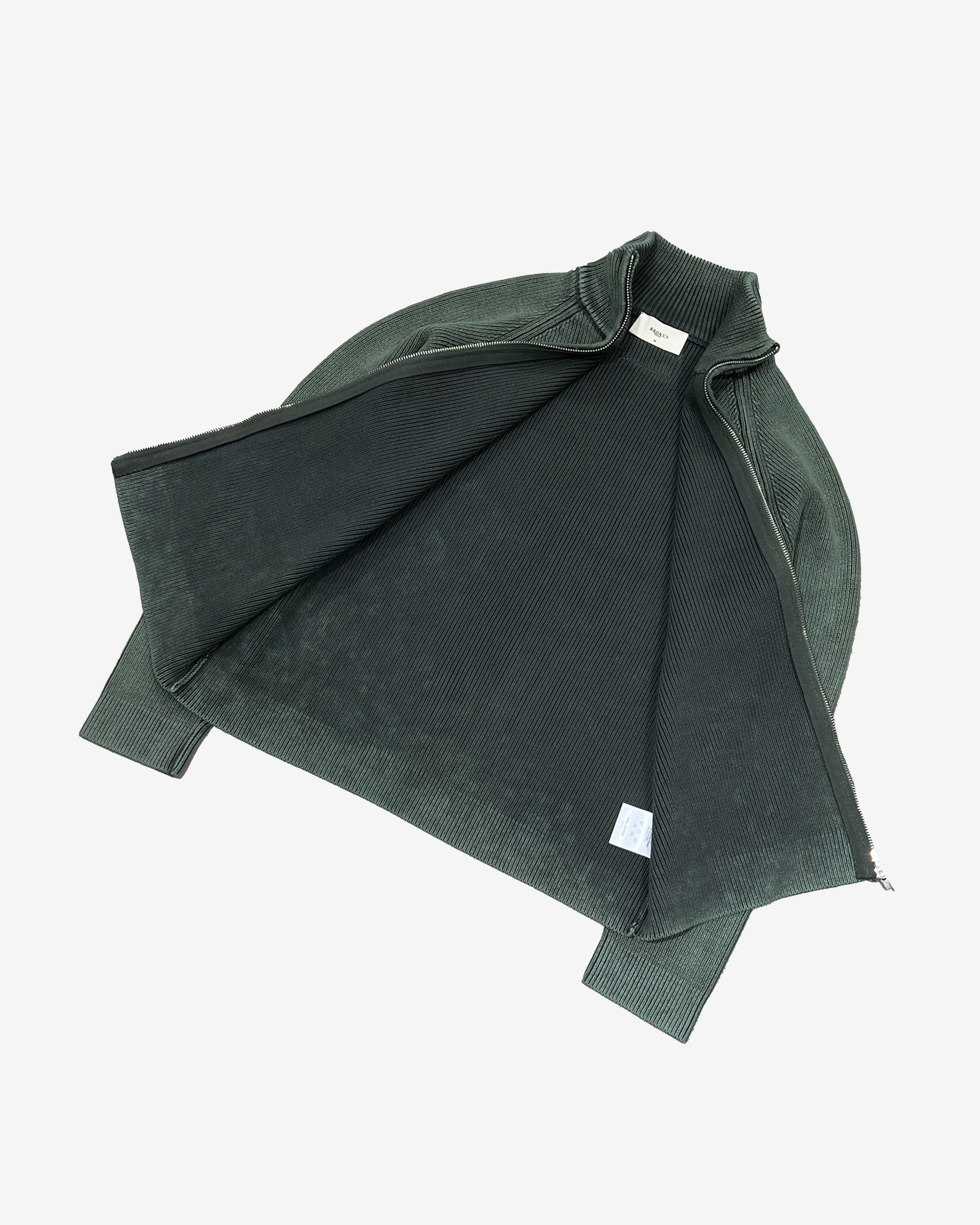 KNITTED CARDIGAN GREEN