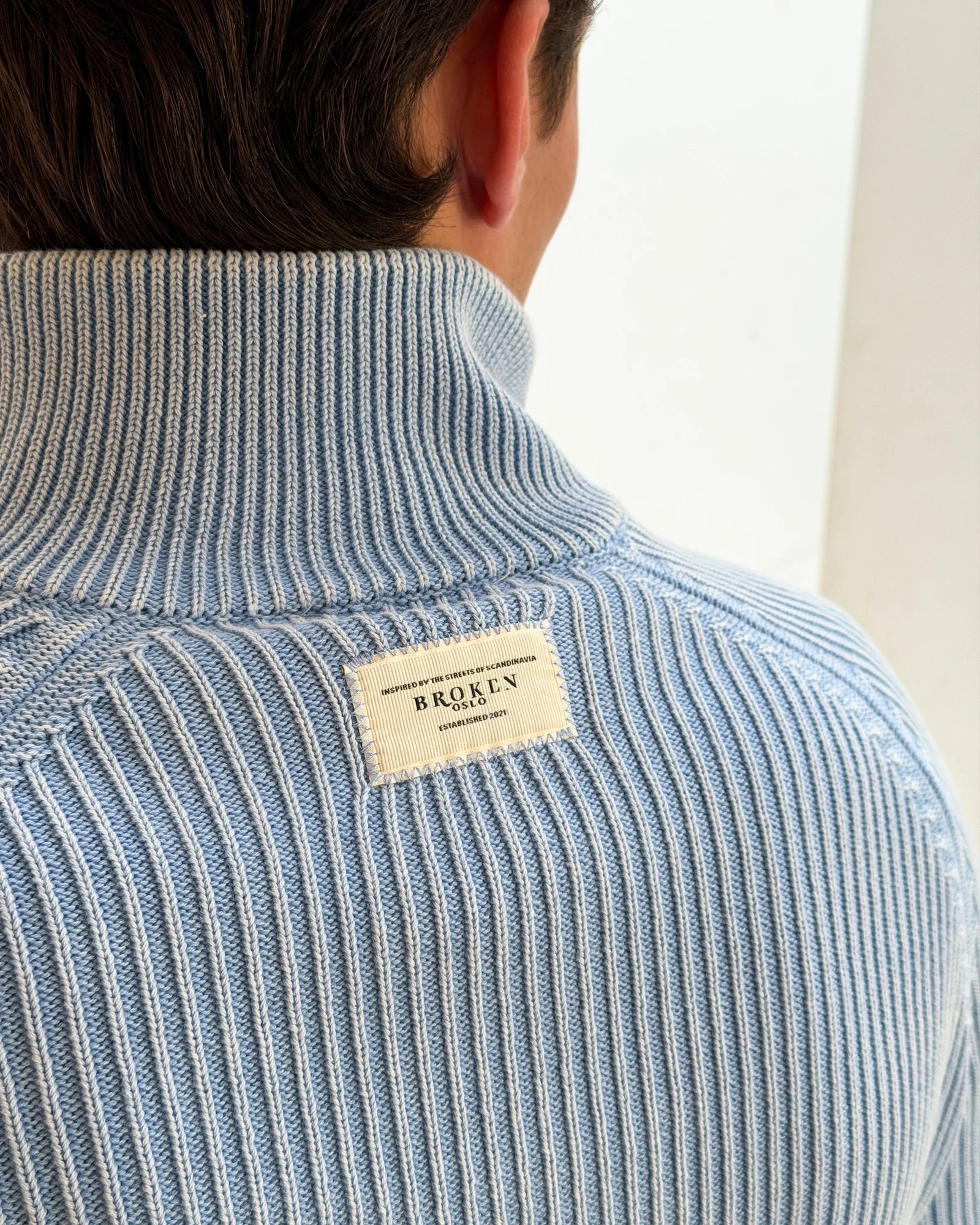 KNITTED CARDIGAN LIGHTBLUE