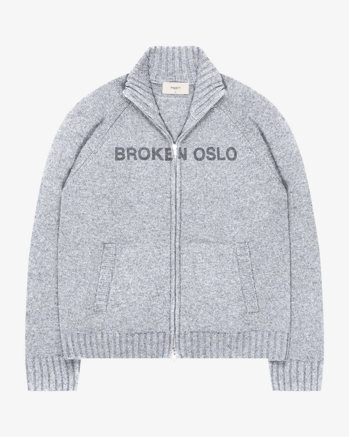 MERINO ZIP LIGHTGREY