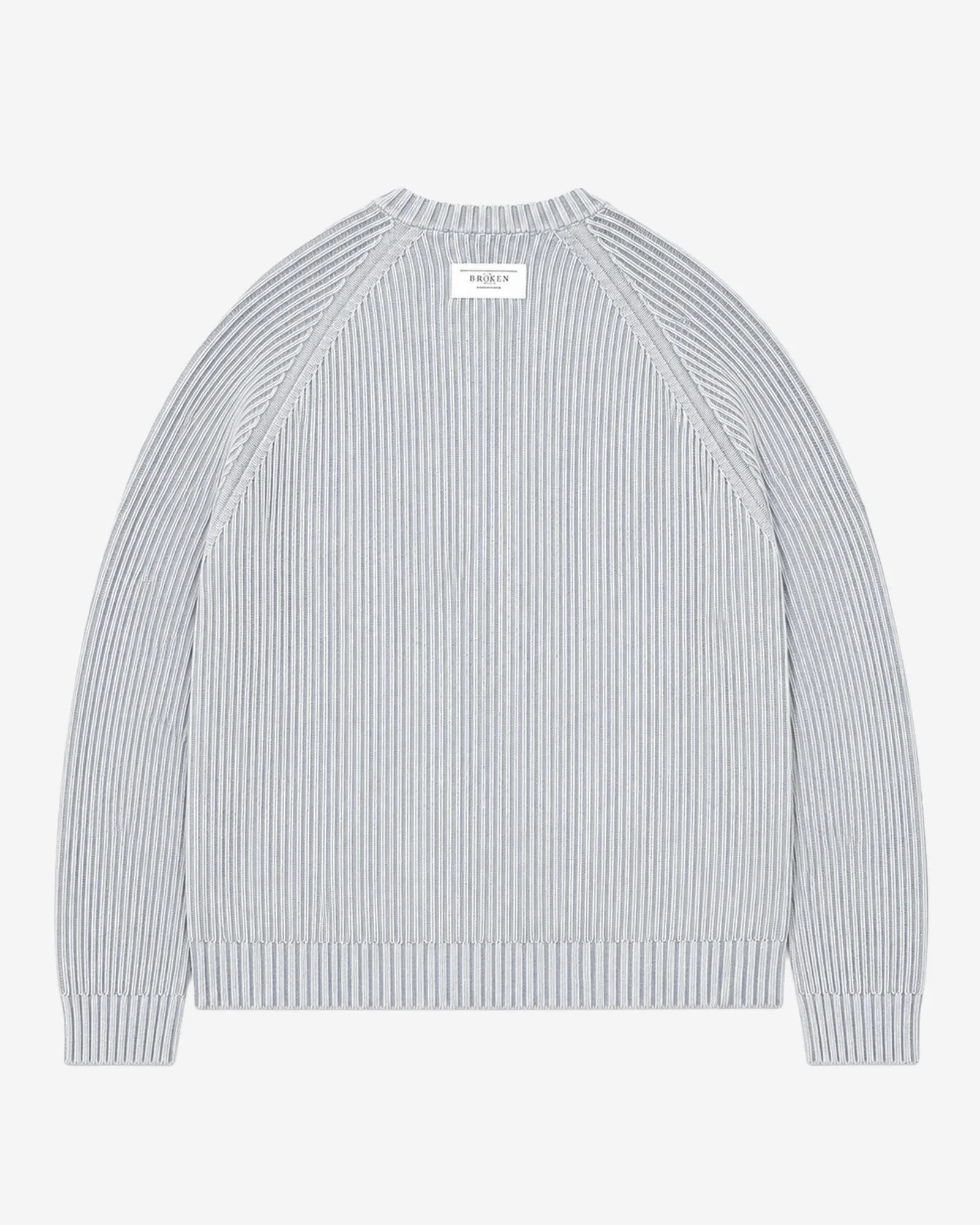 TWO-TONE KNIT GREY