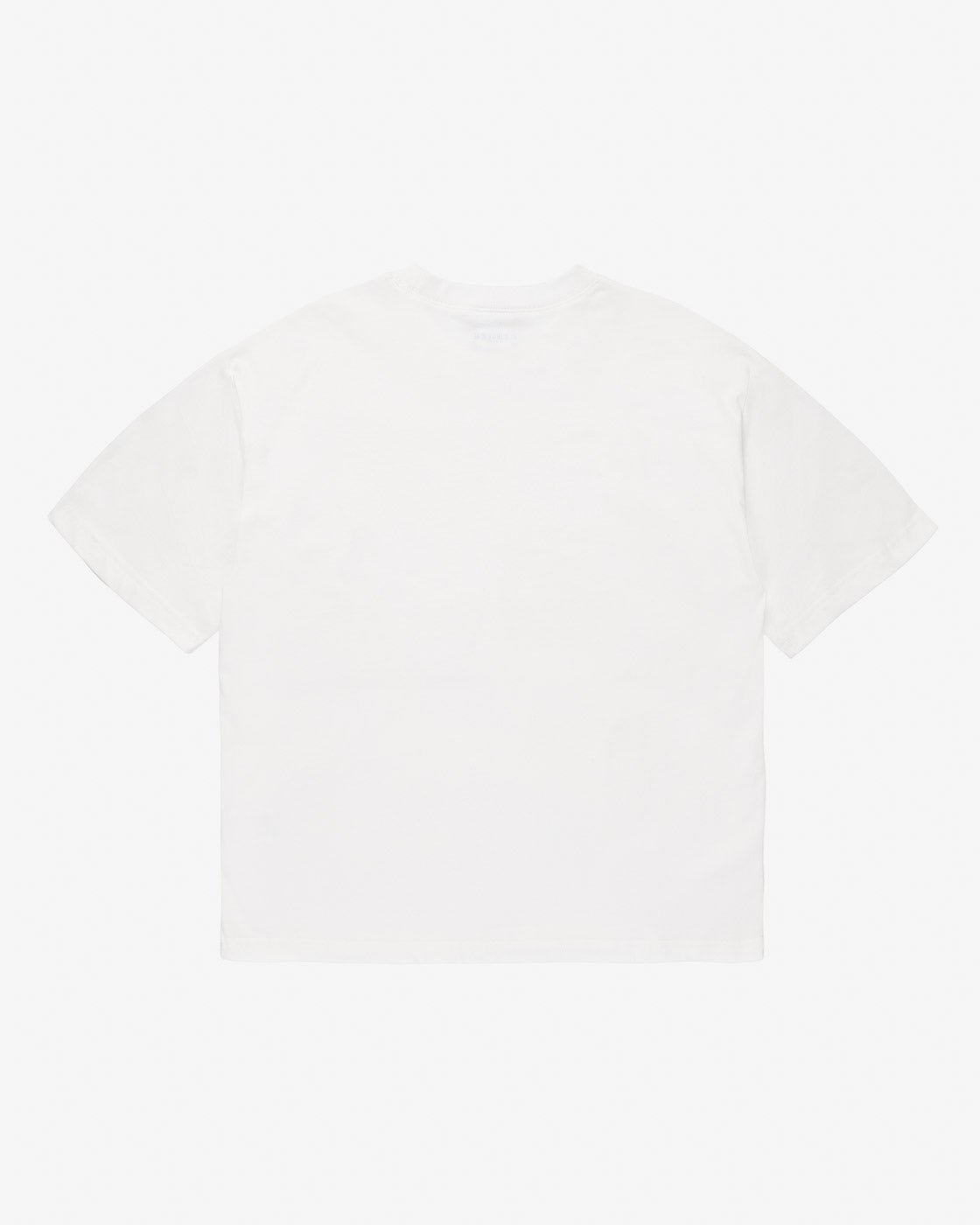 Matte white T-shirt