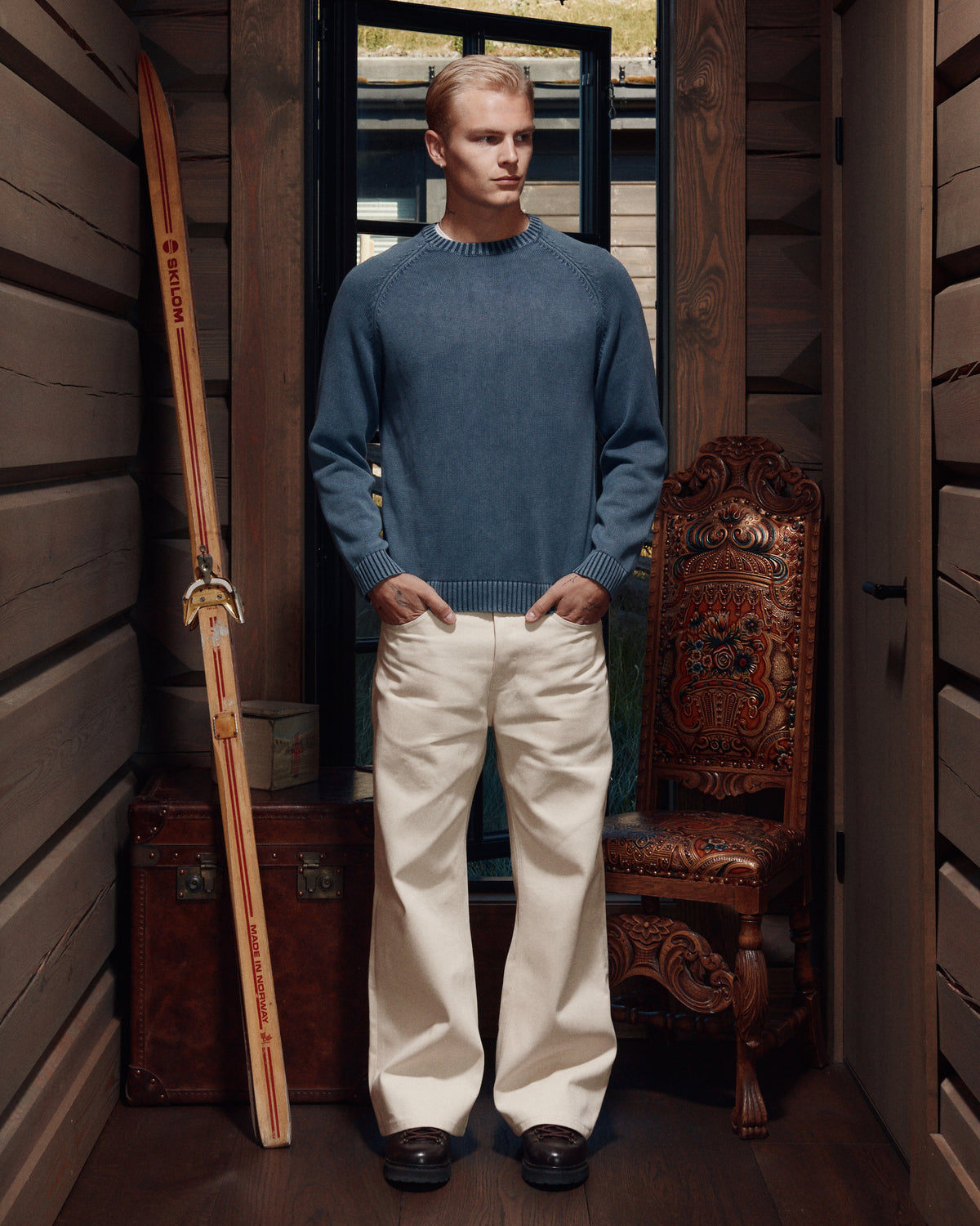 COTTON KNIT NAVY