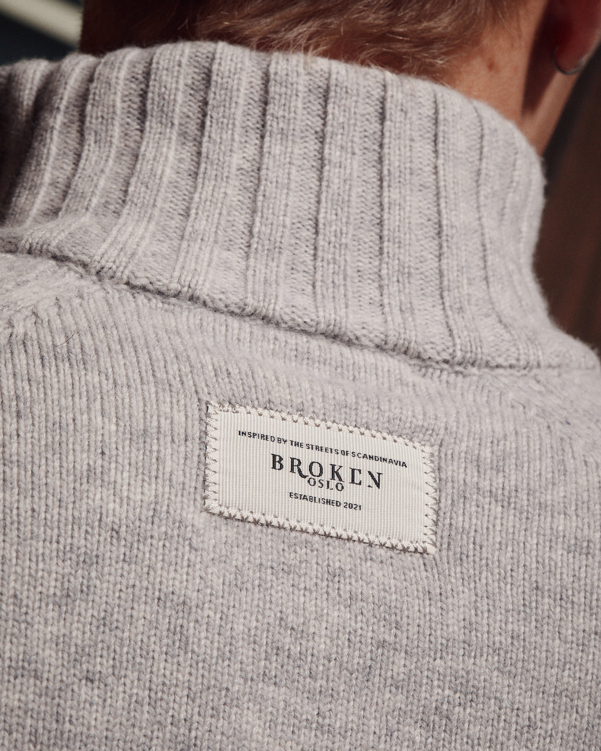 MERINO ZIP LIGHTGREY