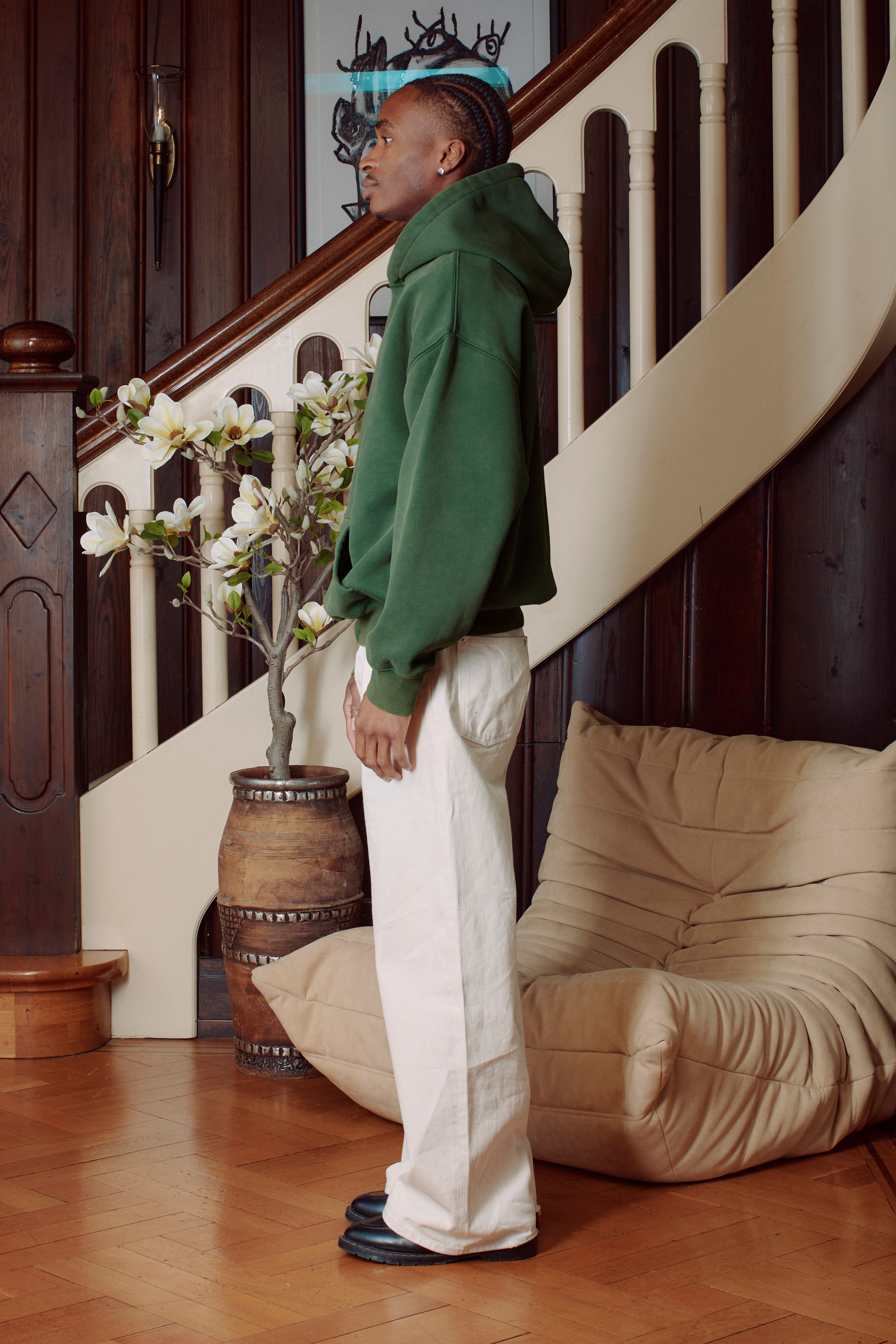 Vintage Green Hoodie