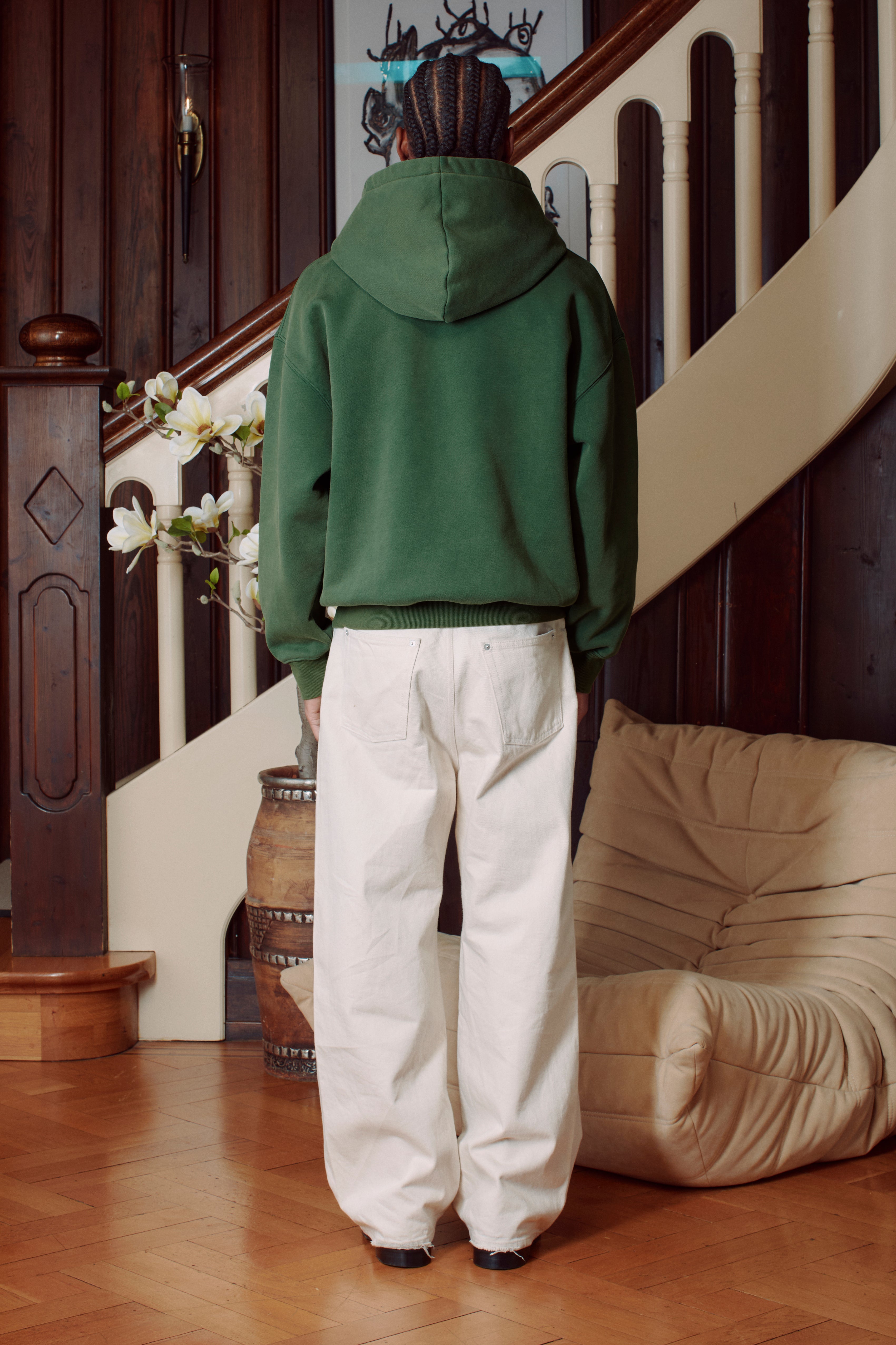 Vintage Green Hoodie