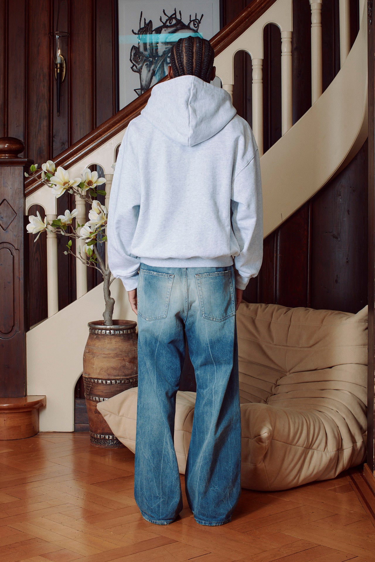 CLASSIC GREY ZIP LOGO